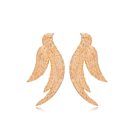 Bird Textured 925 Sterling Silver Earrings Bird Textured 925 Sterling Silver Earrings