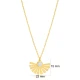 New Trend Fan Clear CZ 925 Sterling Silver Necklace