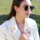 Textured Minimalist Round Shape 925 Silver Necklace - Sade 925 Silver Jewelry