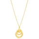 Intertwined Round Textured 925 Sterling Silver Necklace - Sade 925 Silver Jewelry