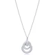 Intertwined Round Textured 925 Sterling Silver Necklace - Sade 925 Silver Jewelry
