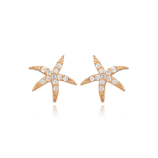 Starfish Cute 925 Sterling Silver Earrings Starfish Cute 925 Sterling Silver Earrings