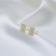 Turkish Rectangle 925 Sterling Silver Earrings