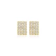Turkish Rectangle 925 Sterling Silver Earrings