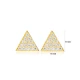 Turkish Triangle Sterling Silver Earrings Turkish Triangle Sterling Silver Earrings