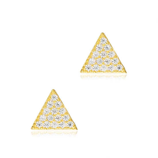 Turkish Triangle Sterling Silver Earrings Turkish Triangle Sterling Silver Earrings