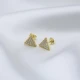 Turkish Triangle Sterling Silver Earrings Turkish Triangle Sterling Silver Earrings