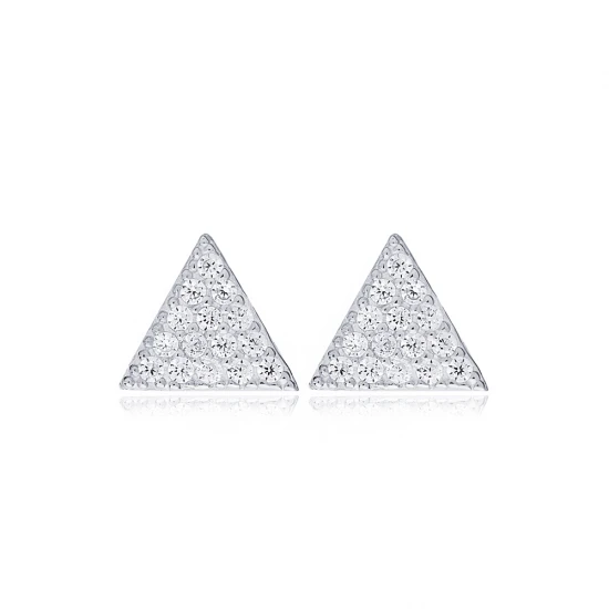 Turkish Triangle Sterling Silver Earrings Turkish Triangle Sterling Silver Earrings