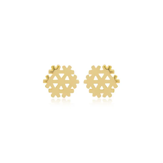 Turkish Snowflake 925 Sterling Silver Earrings Turkish Snowflake 925 Sterling Silver Earrings