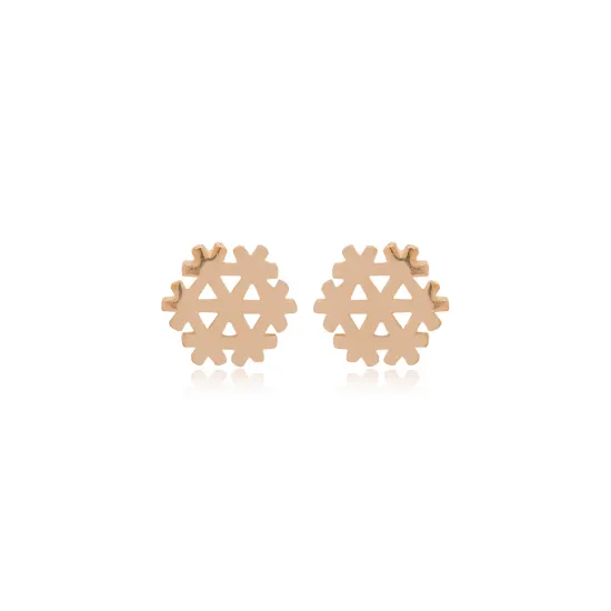 Turkish Snowflake 925 Sterling Silver Earrings Turkish Snowflake 925 Sterling Silver Earrings