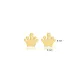Wholesale Crown 925 Sterling Silver Earrings