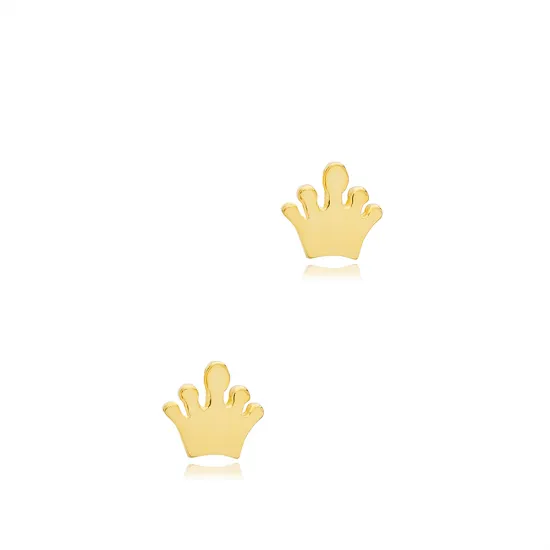 Wholesale Crown 925 Sterling Silver Earrings