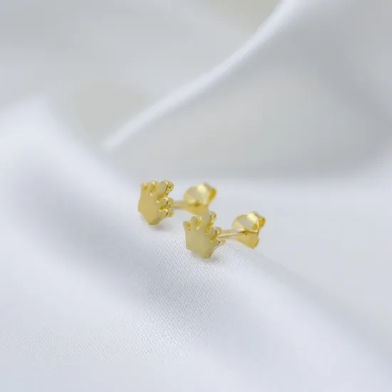 Wholesale Crown 925 Sterling Silver Earrings