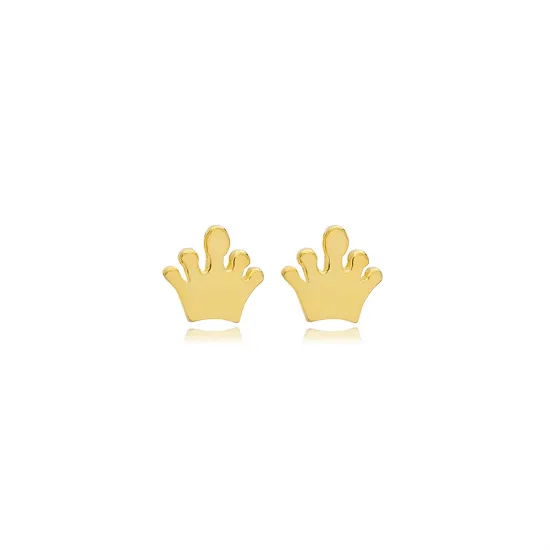 Wholesale Crown 925 Sterling Silver Earrings
