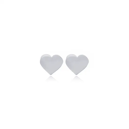 Heart Sterling Silver Stud Earring Wholesale Handcrafted Silver Earring Heart Sterling Silver Stud Earring Wholesale Handcrafted Silver Earring