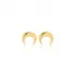 Turkish Moon 925 Sterling Silver Earrings