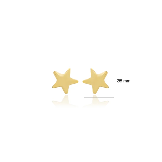 Handcrafted Star Sterling Silver Earrings - Sade 925 Silver Jewelry