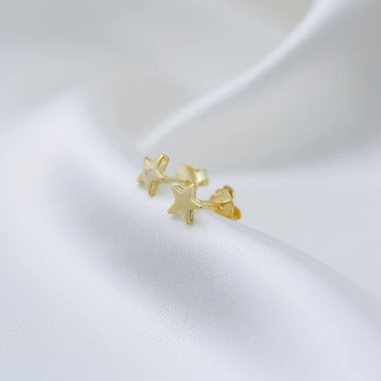 Handcrafted Star Sterling Silver Earrings - Sade 925 Silver Jewelry