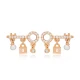 Key And Lock 925 Sterling Silver Earrings Key And Lock 925 Sterling Silver Earrings