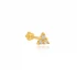 Triangle Shape Single Piercing Sterling Silver Earrings