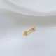 Plain Round Single Piercing Sterling Silver Earrings - Sade 925 Silver Jewelry