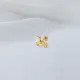 Plain Bird Single Piercing 925 Sterling Silver Earrings