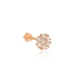 Cute Flower Single Piercing Sterling Silver Earrings - Sade 925 Silver Jewelry