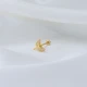 Angel Wing Single Piercing Sterling Silver Earrings - Sade 925 Silver Jewelry