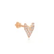Arrow Single Piercing 925 Silver Earrings - Sade 925 Silver Jewelry