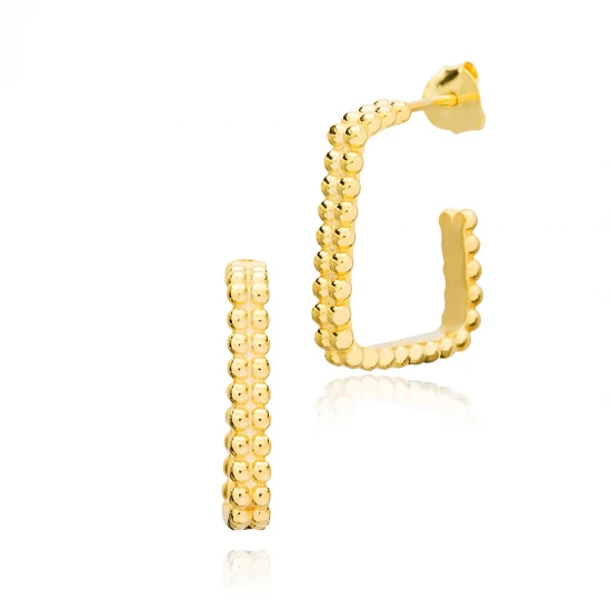 Square Dainty Women 925 Sterling Silver Earrings Square Dainty Women 925 Sterling Silver Earrings