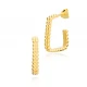 Square Dainty Women 925 Sterling Silver Earrings Square Dainty Women 925 Sterling Silver Earrings