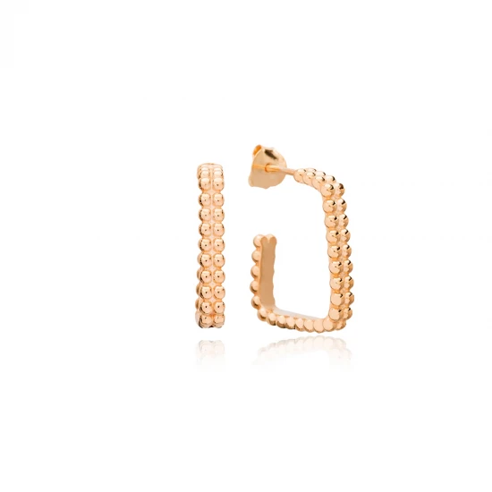 Square Dainty Women 925 Sterling Silver Earrings Square Dainty Women 925 Sterling Silver Earrings