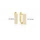 Dainty Cylinder Latch Back Women 925 Silver Earrings Dainty Cylinder Latch Back Women 925 Silver Earrings
