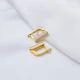 Dainty Cylinder Latch Back Women 925 Silver Earrings Dainty Cylinder Latch Back Women 925 Silver Earrings