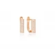 Dainty Cylinder Latch Back Women 925 Silver Earrings Dainty Cylinder Latch Back Women 925 Silver Earrings