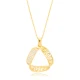 Geometric Shape 925 Sterling Silver Necklace