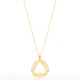 Geometric Shape 925 Sterling Silver Necklace
