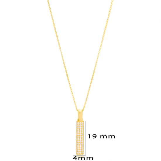 Cylinder Dainty Women 925 Sterling Silver Pendant