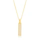 Cylinder Dainty Women 925 Sterling Silver Pendant