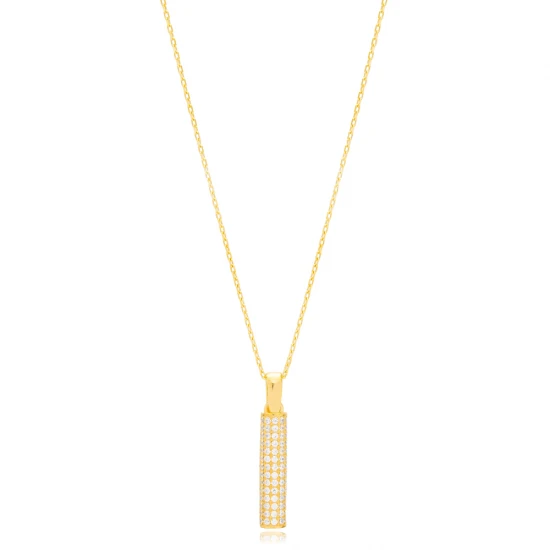 Cylinder Dainty Women 925 Sterling Silver Pendant