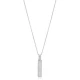 Cylinder Dainty Women 925 Sterling Silver Pendant