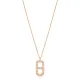 Zircon Stone Geometric Design Charm Pendant Necklace Wholesale Turkish 925 Sterling Silver Jewelry