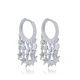 Star Shaker Dangle Women 925 Sterling Silver Earrings - Sade 925 Silver Jewelry