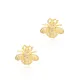 Cute Bee Design Plain Stud Earrings Turkish 925 Sterling Silver Jewelry Cute Bee Design Plain Stud Earrings Turkish 925 Sterling Silver Jewelry