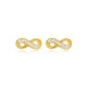 Infinity Minimalist Women 925 Sterling Silver Earrings Infinity Minimalist Women 925 Sterling Silver Earrings