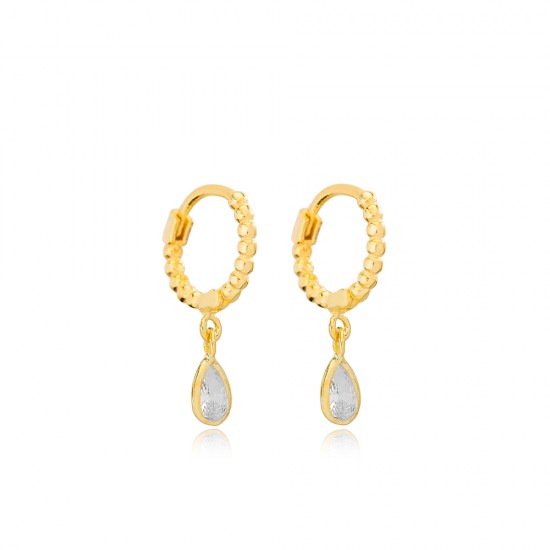 Trendy Ball Hoop Drop Zircon Dangle Earrings 925 Sterling Silver Jewelry Trendy Ball Hoop Drop Zircon Dangle Earrings 925 Sterling Silver Jewelry