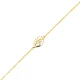 Eye CZ Women 925 Sterling Silver Bracelet