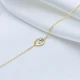 Eye CZ Women 925 Sterling Silver Bracelet