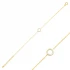 Hollow Round Clear CZ Women Sterling Silver Bracelet