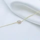 Round Shape Clear CZ Women 925 Sterling Silver Bracelet Round Shape Clear CZ Women 925 Sterling Silver Bracelet